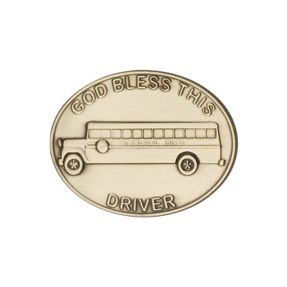 God Bless This Bus Driver Visor Clip