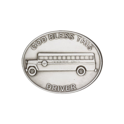 God Bless This Bus Driver Visor Clip