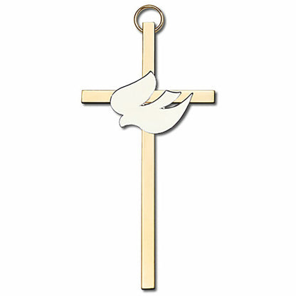 Holy Spirit 6" Metal Wall Cross 4911