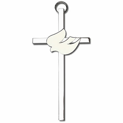 Holy Spirit 4" Metal Wall Cross 4811