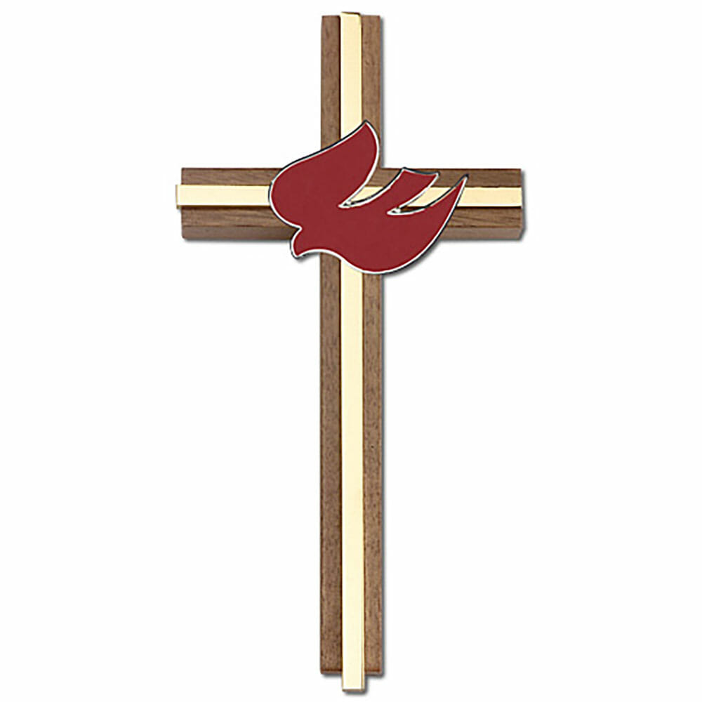 Holy Spirit 6" Wood Cross 5010
