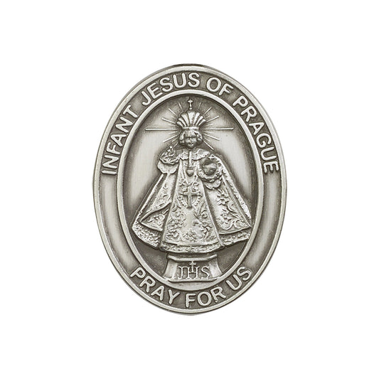 Infant of Prague Visor Clip