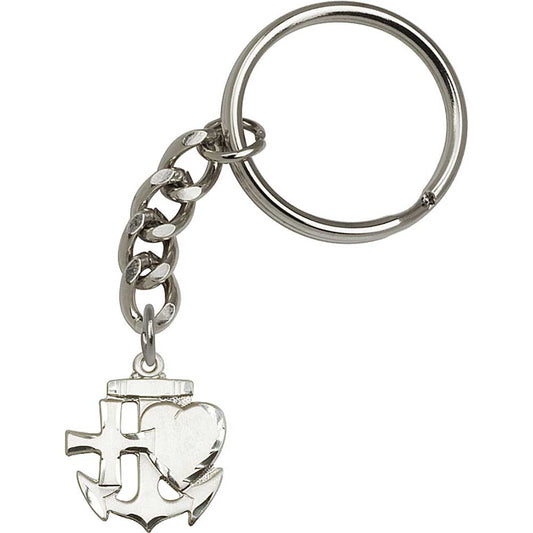 Faith, Hope & Charity Keychain