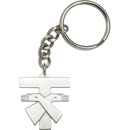 Franciscan Cross Keychain