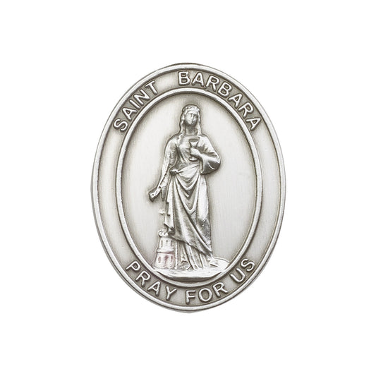 St. Barbara Visor Clip