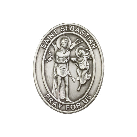 St. Sebastian Visor Clip
