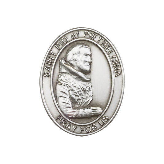 St. Pio of Pietrelcina Visor Clip