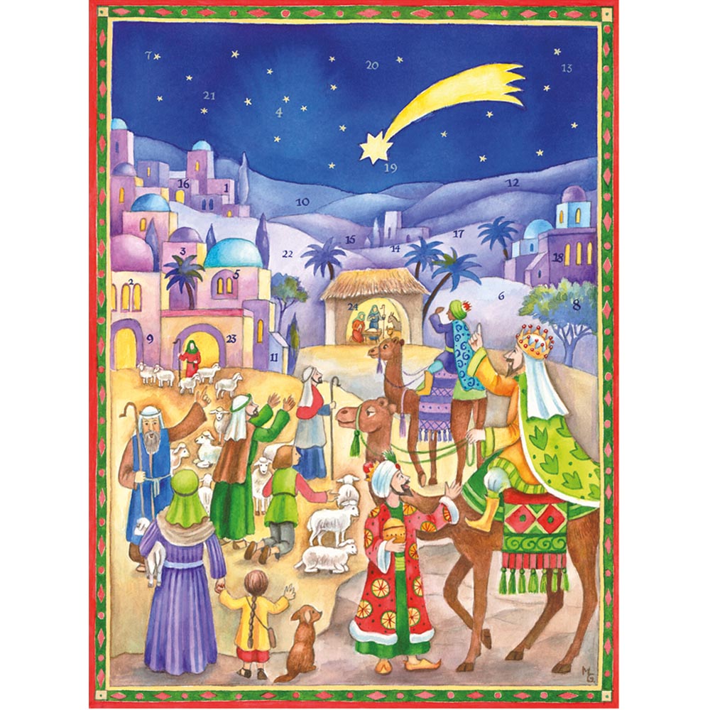 Three Kings Come To The Stable Advent Calendar