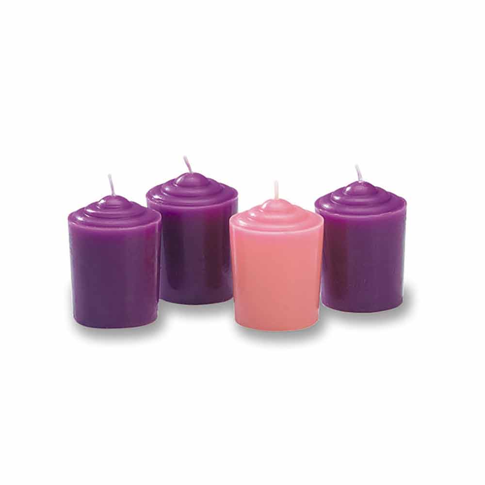 Advent Votive Candle Set - 15 Hour