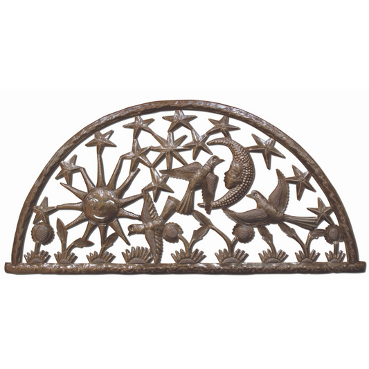 34in Arch of Stars Metal Art