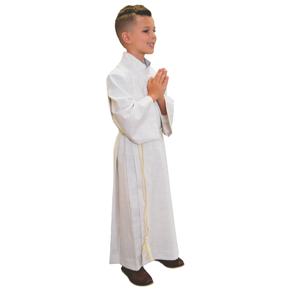 Front Wrap Cassock Albs For Altar Servers Poly Rayon Blend