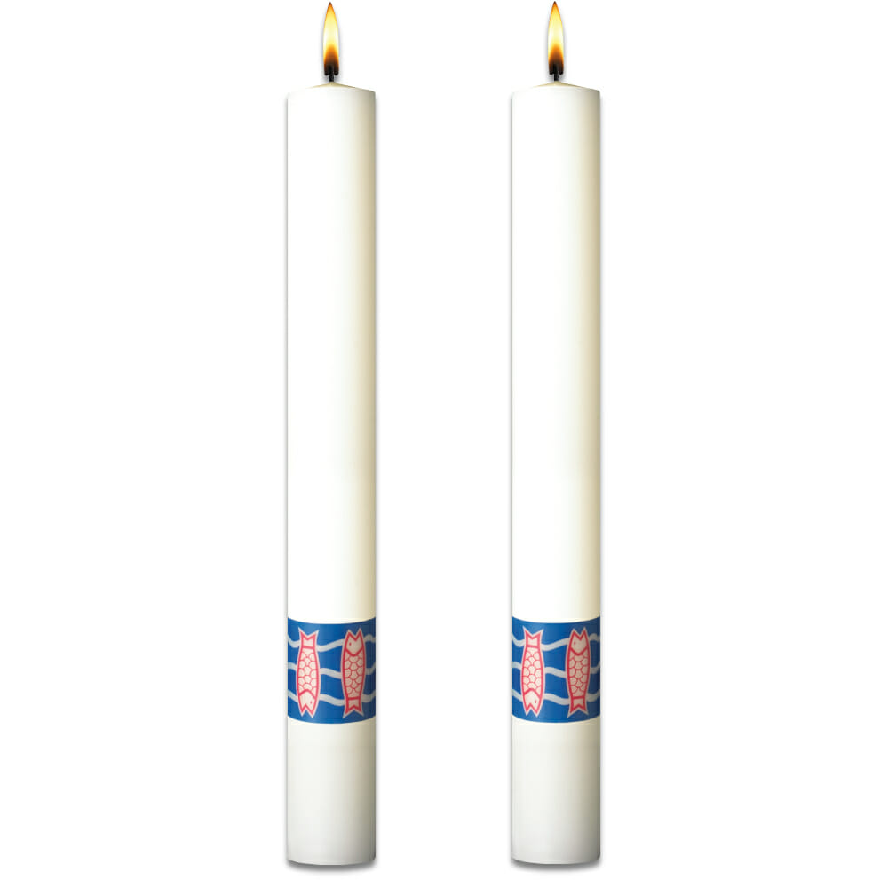 Benedictine Complementing Altar Candles
