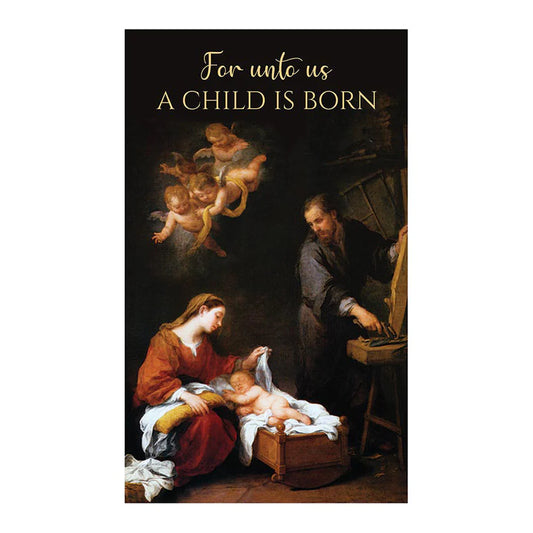 For Unto Us A Child Is Born Banner