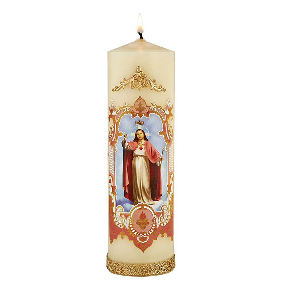 Vintage Devotional Candle - Christ The King