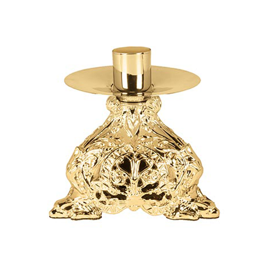 Ornamented Resin Candlestick