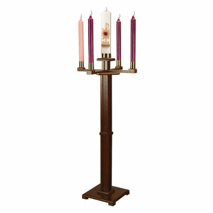 Walnut Advent Wreath