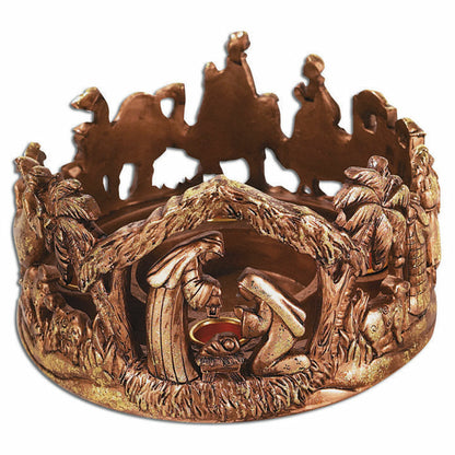 Nativity Advent Candleholder