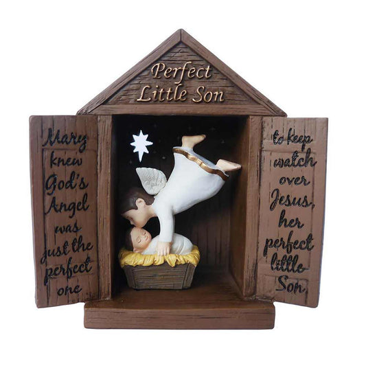 Christmas Perfect Little Son & Angel Figurine
