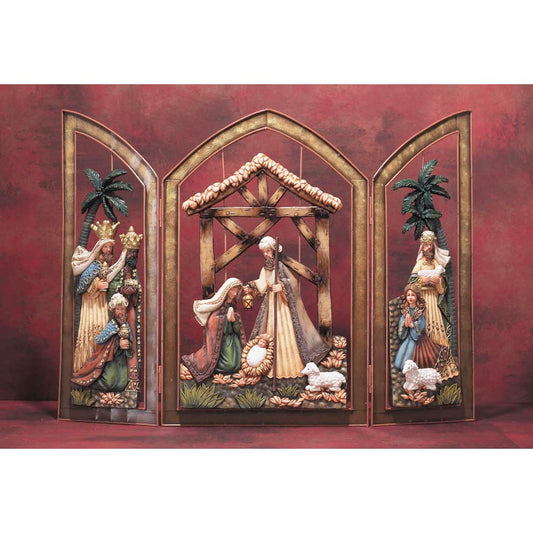 Nativity Scene Triptych