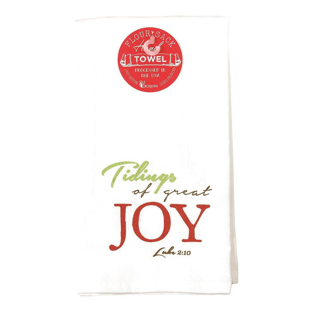 Tidings of Great Joy Cotton Flour Sack Towel