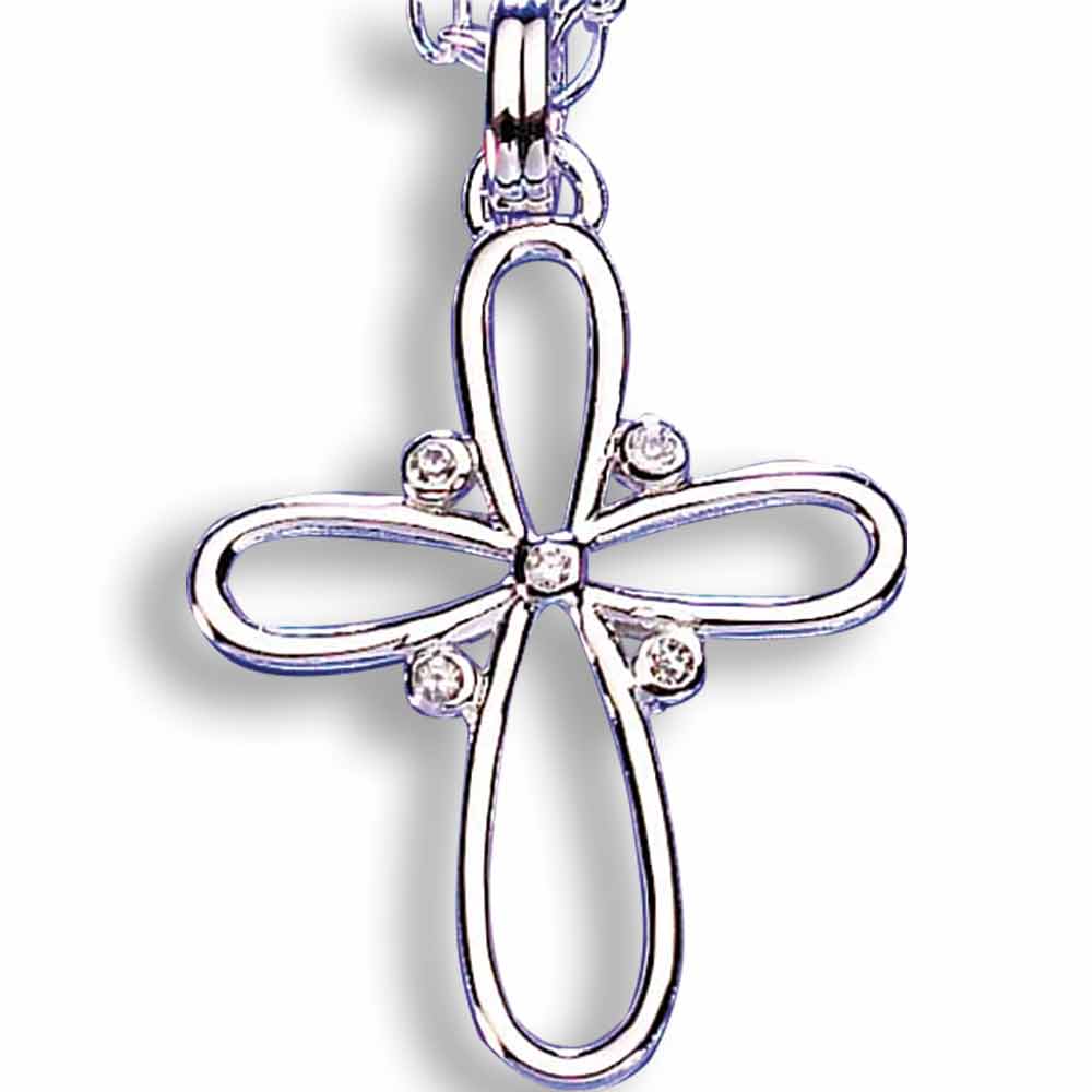 Evangelist's Cross with Crystal Necklace