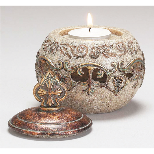 Scroll Design Votive Holder