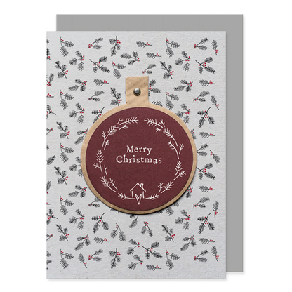 Bauble Christmas Cards Pack of 2