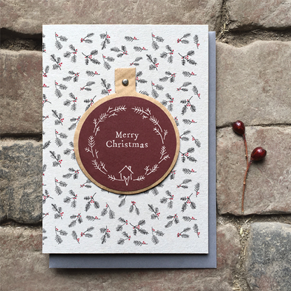 Bauble Christmas Cards Pack of 2
