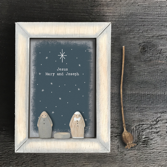 Box Frame - Jesus, Mary & Joseph