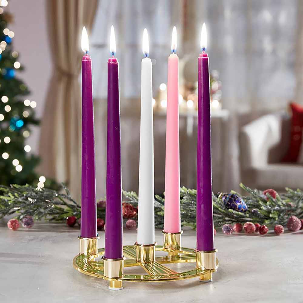 Watch, Prepare, Rejoice, Behold Advent Candleholder