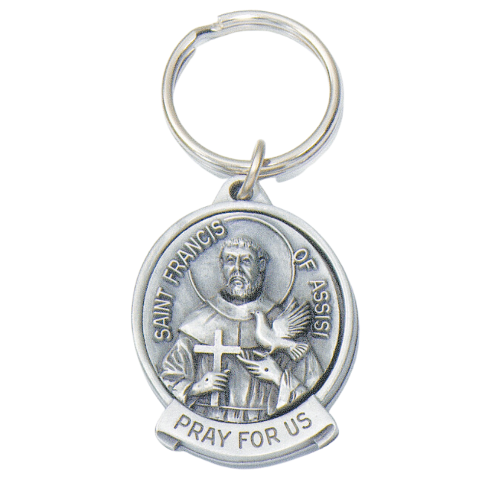 St Francis Of Assisi Keyring