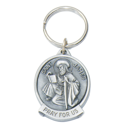 St James Pewter Keyring