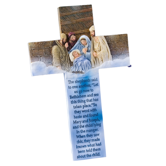 Christma Prayer Wall Cross