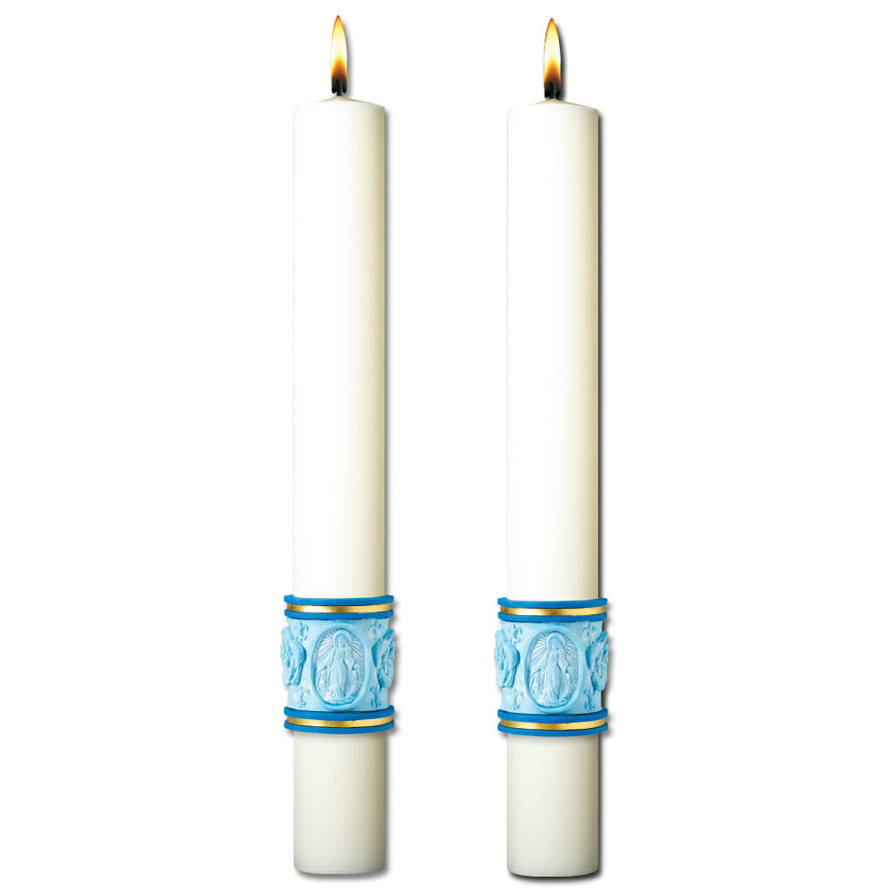 Most Holy Rosary Complementing Candles