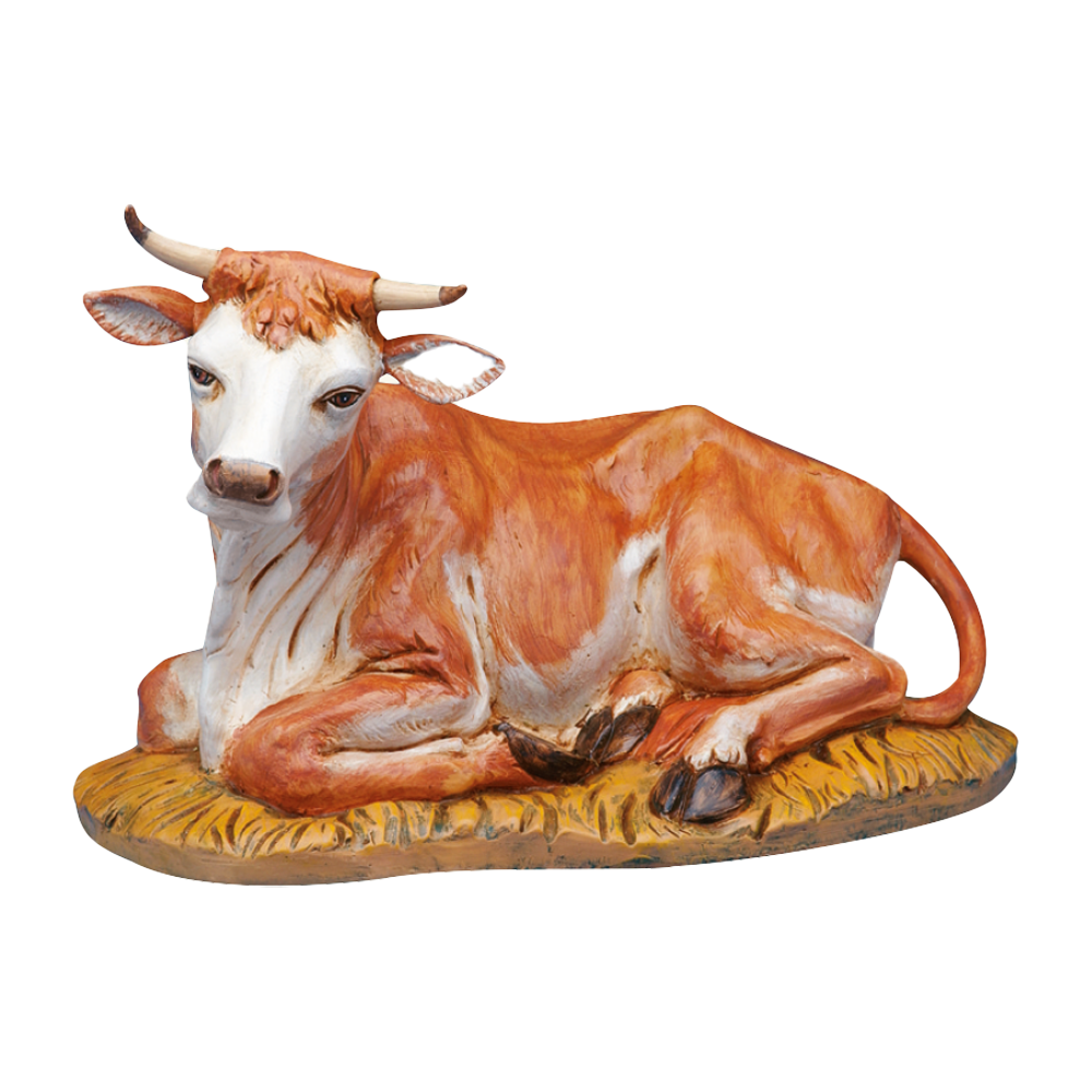 18" Scale Seated Ox