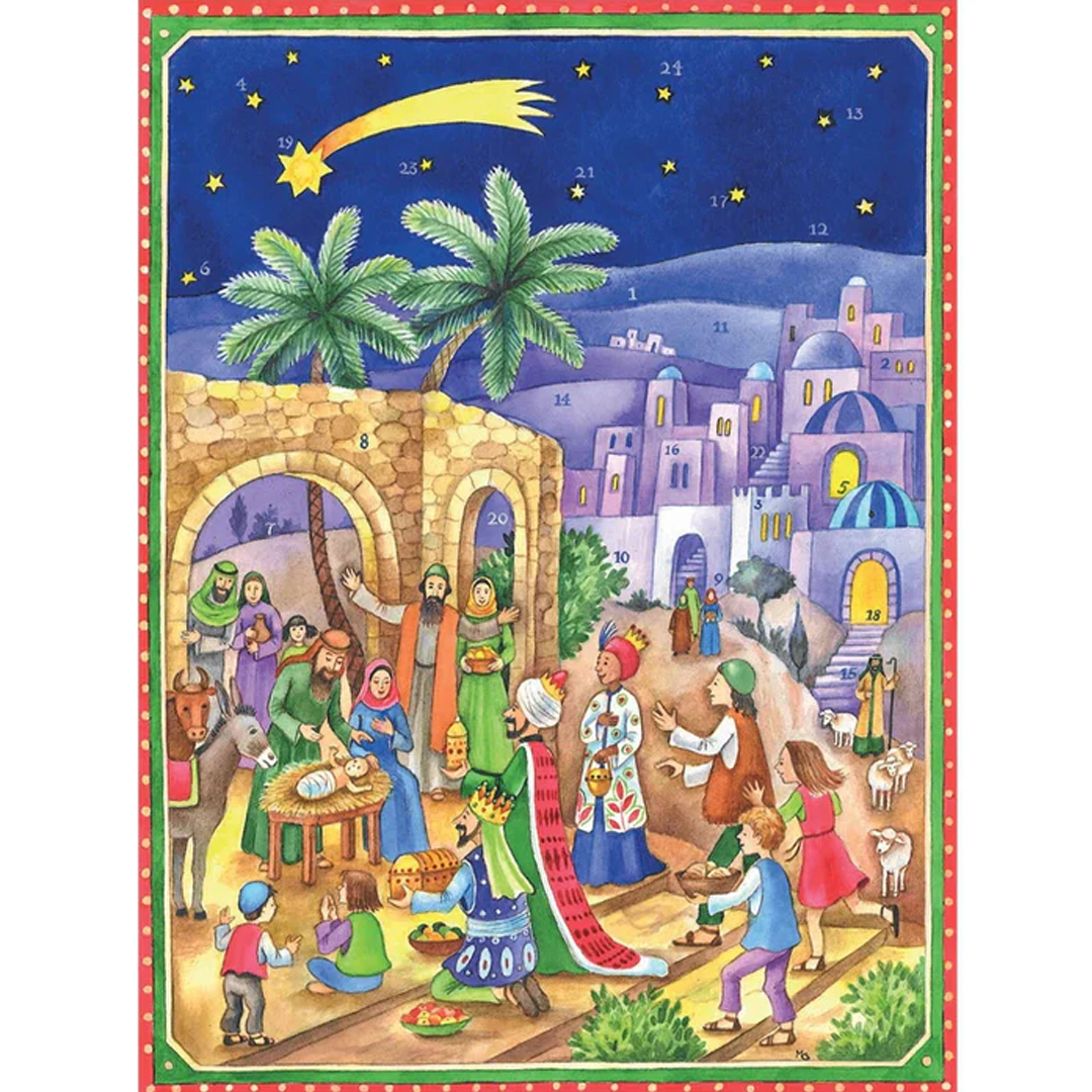 At The Crib Of Bethlehem Advent Calendar