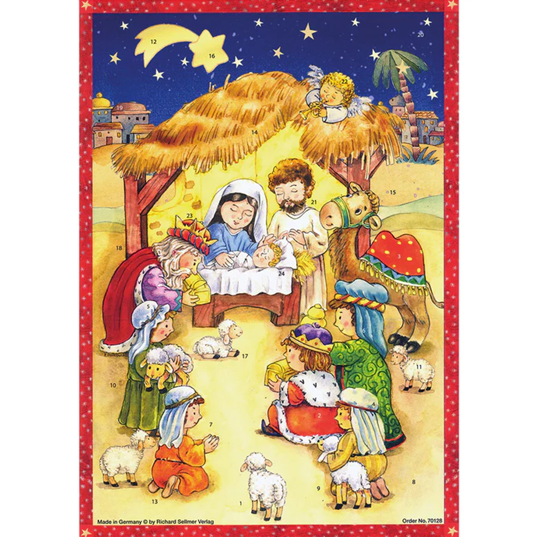 The Crib Of Bethlethem Advent Calendar