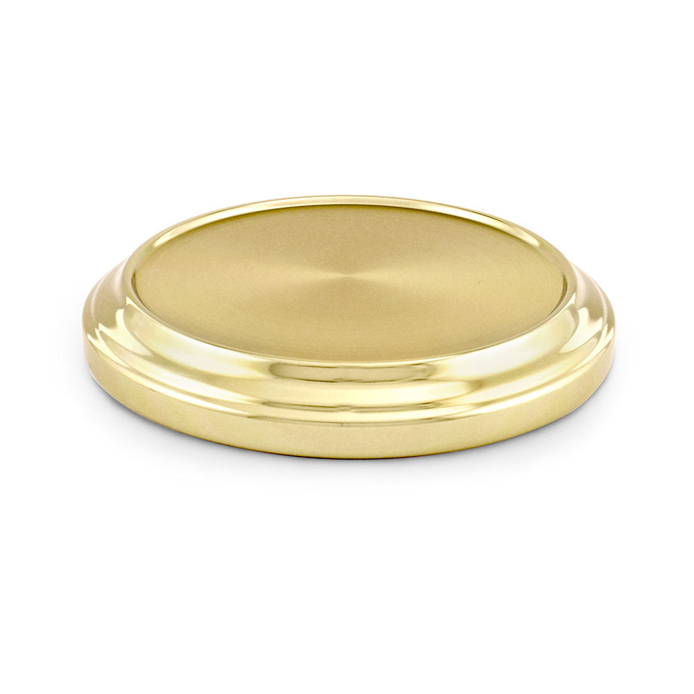Solid Brass Stacking Bread Plate Base