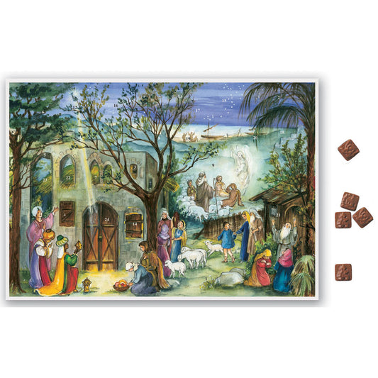 Stable Of Bethlehem Chocolate Advent Calendar