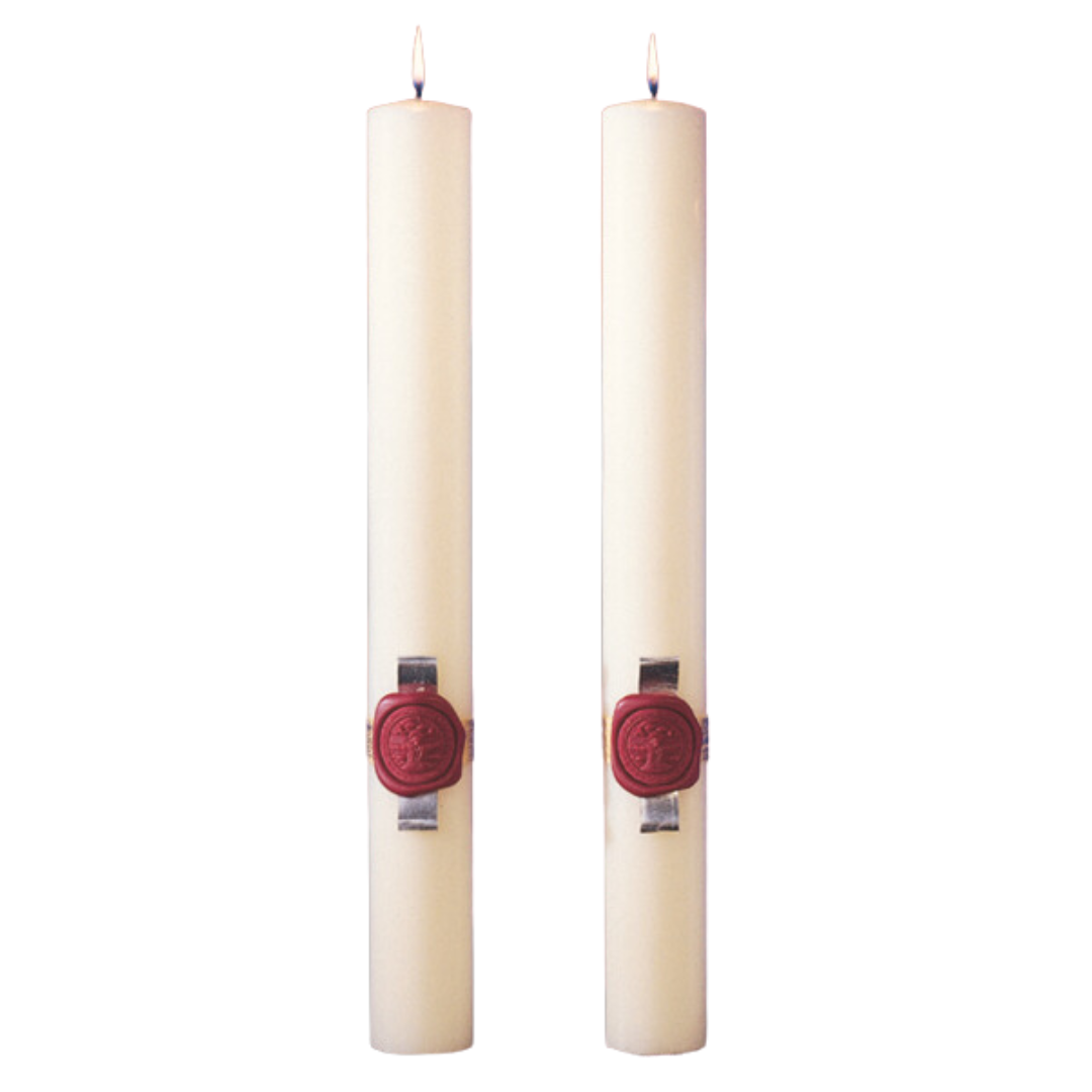 Anno Domini Complementing Altar Candles 2in x 17in