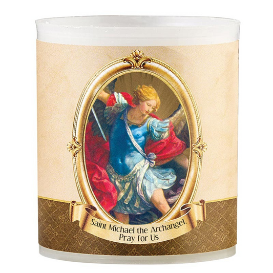 Saint Michael Devotional Votive Candle - Pack of 4