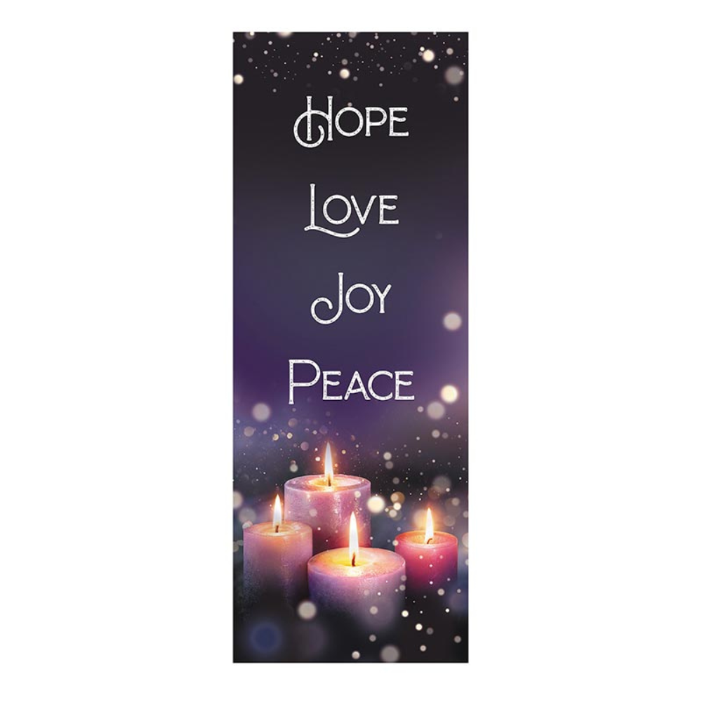 Advent Candles X-Stand Banner