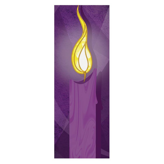 Hanging Advent Candle Banner