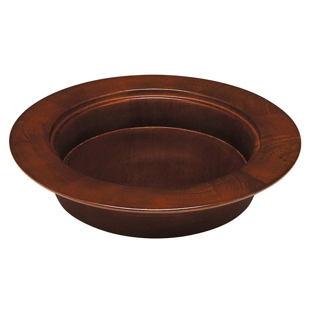 Walnut Stain Wood Stacking Bread Plate
