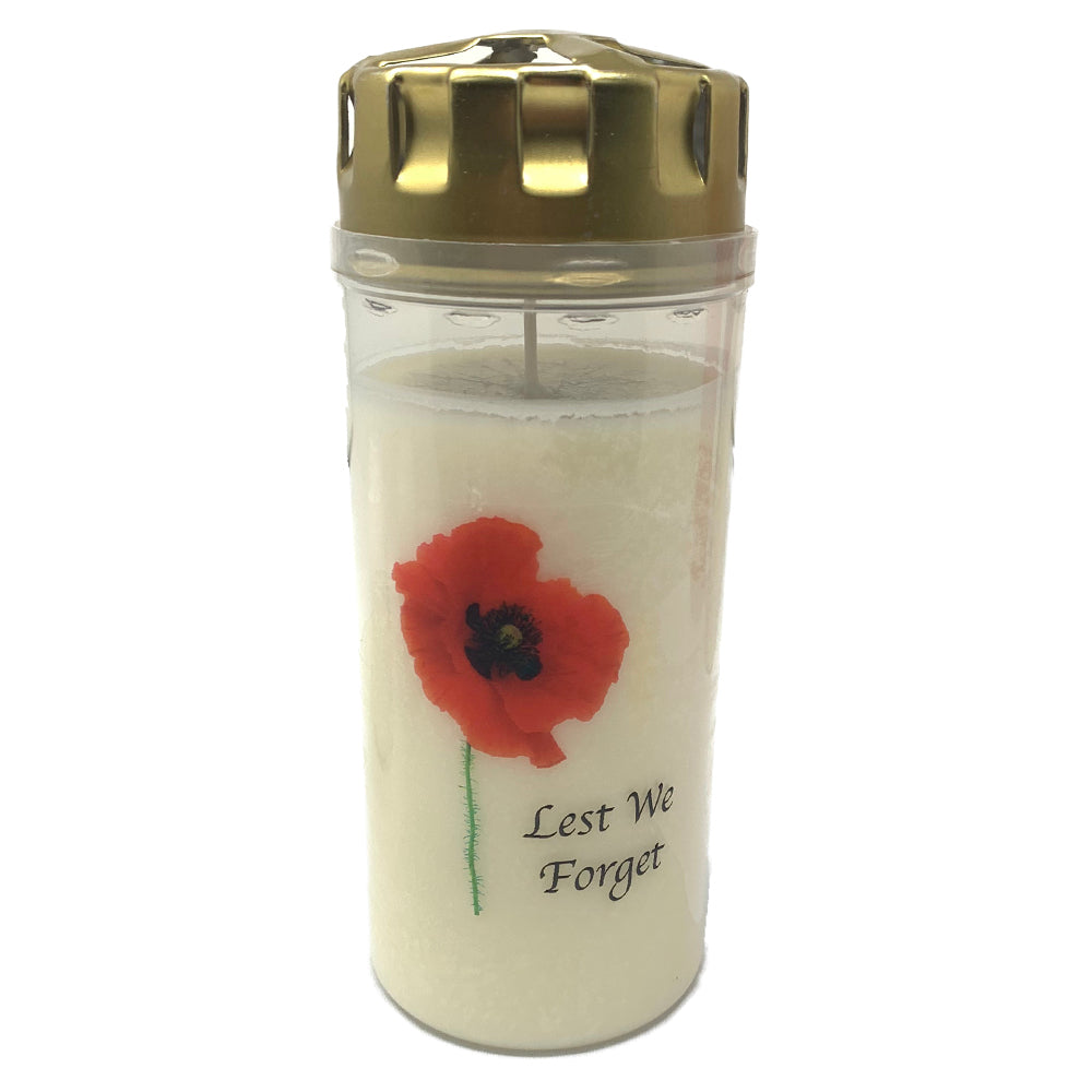 4 Day White Memorial Candles
