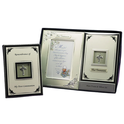 Communion Frame and Photo Album Set