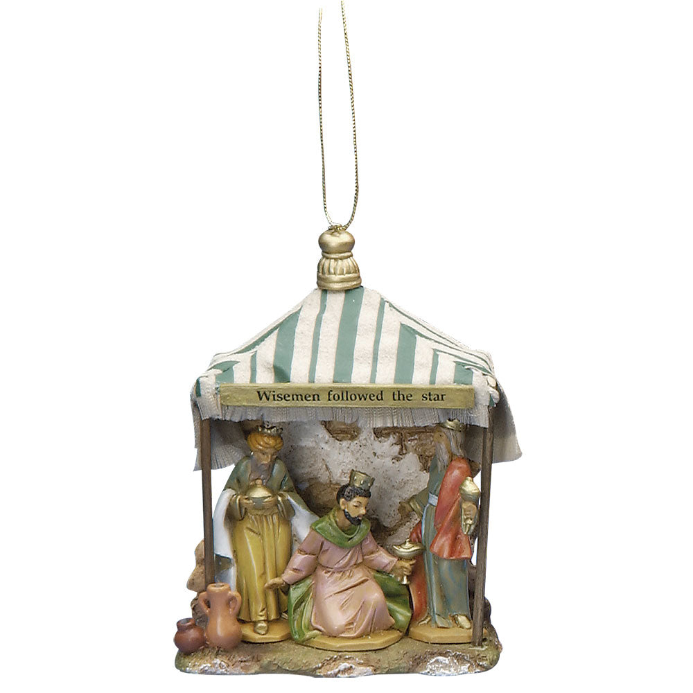 3 3/4in High Nativity Hanging Ornament - Wisemen