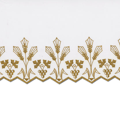Gold Metallic Embroidered Altar Cloth - Design BV5008MG