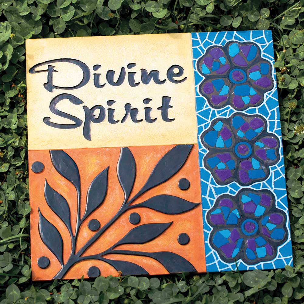 Garden Stone Plaque, Divine Spirit