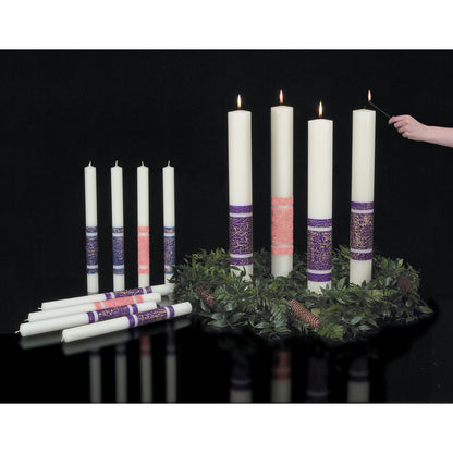 Artisian Wax Advent Candles